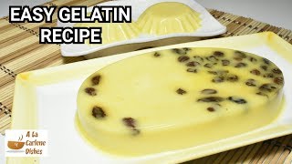 Gelatin Recipe Gelatin Dessert [upl. by Galen]