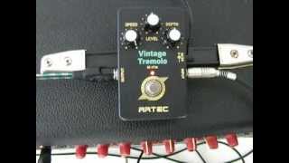 FTAVMG ML  Teste Pedal Artec Vintage Tremolo [upl. by Moreland]