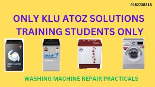 washing machine repair training practice students only [upl. by Suzy]