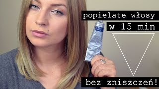 FARBOWANIE WŁOSÓW  POPIELATE WŁOSY ✩ tonowanie włosów BEZ ROZJAŚNIANIA ThePinkRook [upl. by Aviva144]