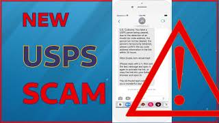 US Customs USPS Scam Alert  Invalid Zip Code Text Scam [upl. by Ariayek]