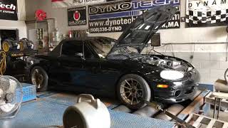 99 Miata Flyin Miata GT2560 turbo 240 RWHP dyno [upl. by Nihs]