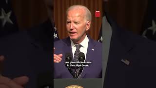 Biden Reveals Major Overhaul Plan for Supreme Court [upl. by Ellesirg]