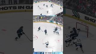 Beniers in the right place nhl hockey gaming sports nhl24 nhlgoals seattlekraken kraken [upl. by Akinna941]