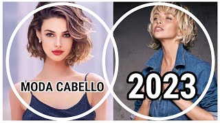 CORTES DE CABELLO MODERNOS CORTES DE PELO 2022 2023 CORTES CABELLO ELEGANTES SENCILLO Y FEMENINOS [upl. by Mordecai24]