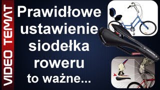 Jak powinno być ustawione siodełko roweru [upl. by Leler426]