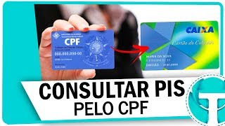 Como consultar o número do PIS pelo CPF na internet [upl. by Alitha]