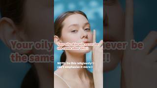 NEVER treat oily skin any other way skincare viralvideo shorts trending oilyskin smooth [upl. by Graybill]