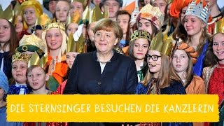 Die Sternsinger besuchen die Kanzlerin [upl. by Bascio]