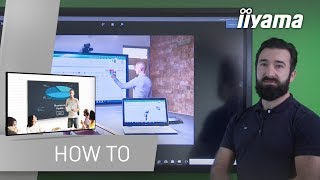 How to use Windows Ink Workspace tools  iiyama 68 series03series large touch display [upl. by Onairelav]