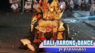 BALI BARONG DANCE iN Padangbay [upl. by Arrak]