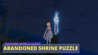 Abandoned Shrine Puzzle  Inazuma World Quest Genshin Impact [upl. by Amerak756]