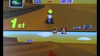 Mario Kart 64  Kalimari Desert [upl. by Clapper]