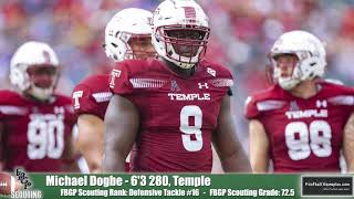 Football Gameplans 2019 NFL Draft Prospect Rankings Defensive Tackles [upl. by Eeramit]