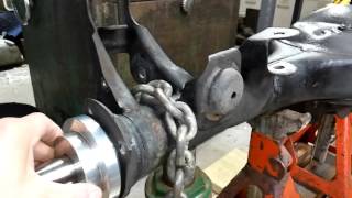 How to straighten a bent rear end housing [upl. by Juakn]