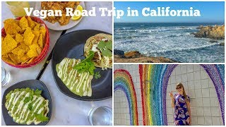 Vlog What I eat in a day  Vegan Road Trip in California Part 33 [upl. by Spielman]