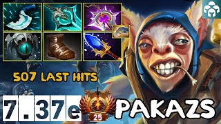 Pakazs  Meepo Carry  507 last hits  737e  Immortal Dota [upl. by Bores]