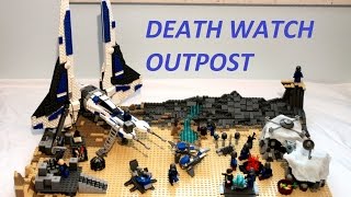 LEGO Star Wars Death Watch outpost moc [upl. by Niwrek]