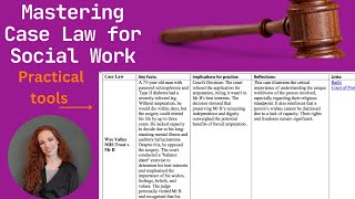 Social Work Case Law [upl. by Etnuhs279]