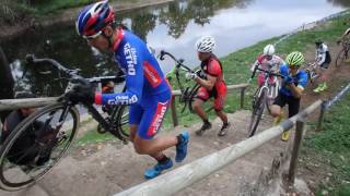 Eduardo El León de Bocos en el Ciclocross de Villarcayo 2016 [upl. by Fuhrman]