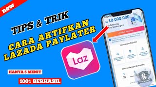 Cara Aktifkan lazada Paylater Terbaru  Cara Memunculkan lazada paylater [upl. by Noakes526]