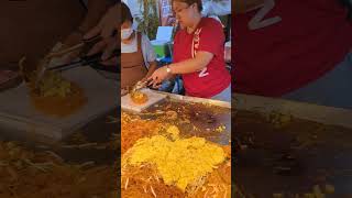 FAMOUS PAD THAI streetfood thaifood travelthailand travelcouple [upl. by Jorgan]