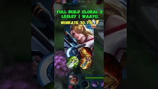 Lesley akan OP jika ditangan yang tepat  Full Build Global 2 Lesley  MLBBmlbbtopgloballesley [upl. by Avlasor520]