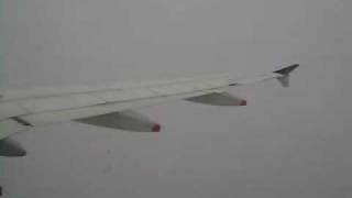 Takeoff from rainy Mexico city in a Mexicana A319 [upl. by Assenahs]