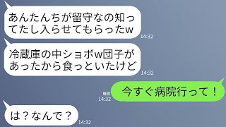 結婚記念旅行中、ママ友が自宅に入り込み冷蔵庫の中身を勝手に食べ、「団子があったから全部食べたよw」と言ったが、実はそれは絶対に食べてはいけない団子で、泥ママに衝撃的な異変が…www [upl. by Akined]