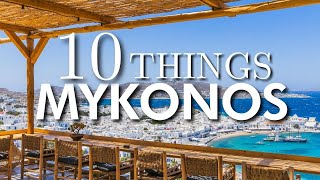 Top 10 Things to Do in Mykonos Greece [upl. by Nyer]