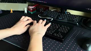 Epoch 80 Dolch 80 Keyboard Sound Test ASMR with Jwick Blacks [upl. by Danuloff]