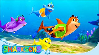 Meet the Characters  The Sharksons  Songs for Kids  Nursery Rhymes amp Kids Songs [upl. by Casta]