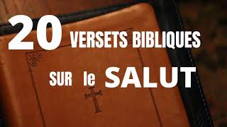 20 VERSETS BIBLIQUES SUR LE SALUT [upl. by Grefe134]