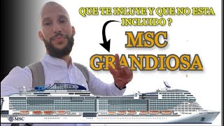 Como es MSC GRANDIOSA 2024 Asi es viajar con MSC CRUISES 🛳🛳 cruceros viajes viajar [upl. by Phia694]