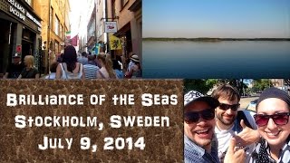 Royal Caribbean BRILLIANCE OTS July 9 2014 STOCKHOLM Sweden [upl. by Yelroc]