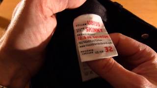 THE UNBRANDED BRAND  UB155 Raw Black Selvedge Denim quotChinoquot [upl. by Chadbourne]