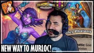 THE NEW WAY TO MURLOC  Hearthstone Battlegrounds [upl. by Akeenat]