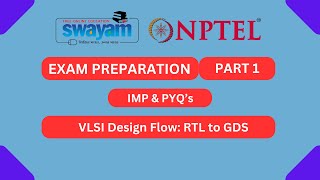 VLSI Design Flow RTL to GDS Part 1  NPTEL Exam Series 2024  MYSWAYAM nptel nptel2024 myswayam [upl. by Amolap282]