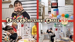 Vlogma4Buon Compleanno Marek 🎂Festa a casa scartiamo i regali🎁 [upl. by Daht]