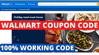 Walmart Coupon Code  Walmart Promo Code Online  Free Walmart Promo Code [upl. by Mcmurry]