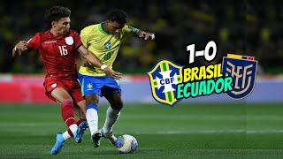 🔴BRASIL VS ECUADOR EN VIVO ELIMINATORIAS SUDAMERICANAS EN VIVO [upl. by Drus]