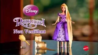 Tangled Rapunzel Basic MATTEL Doll Commercial [upl. by Eiffub355]