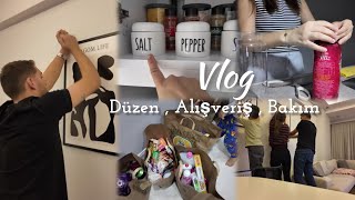 BAKLIYATLARI DÜZENLİYORUM  FİLE MARKET ALIŞVERİŞİ  YENİ TABLOLARIM  EV VLOG [upl. by Lore]