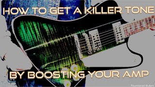 🎸How To Get A KILLER Rock Guitar Tone  Using Pedals As A BOOST [upl. by Cobby287]