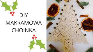 🎄DIY CHOINKA ZE SZNURKA 🎄 MAKRAMOWA CHOINKA 🎄 MACRAME CHRISTMAS TREE 🎁 [upl. by Himelman]