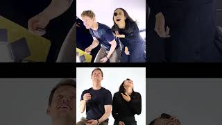 Madison Chock and Evan Bates OREO CHALLENGE figureskating olympics chockandbates skating [upl. by Esiuole425]