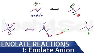 Enolate Ion Formation and Stability of Alpha Acidic Hydrogen [upl. by Odoric]