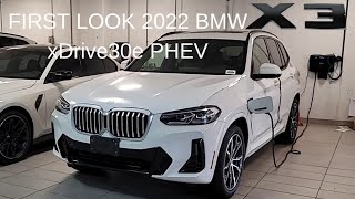 First Look at 2022 BMW X3 xDrive30e PHEV LCI [upl. by Raddatz]