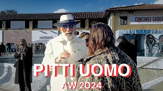 PITTI UOMO AW2024【FIRENZE】ピッティ ウォーモ 秋冬2024  Italian Mens Fashion [upl. by Mercola]