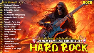 Hard Rock Music Greatest Hits 🔔Heavy Metal 80s 90s💖Nirvana Metallica Bon Jovi Guns N Roses ACDC [upl. by Derte]